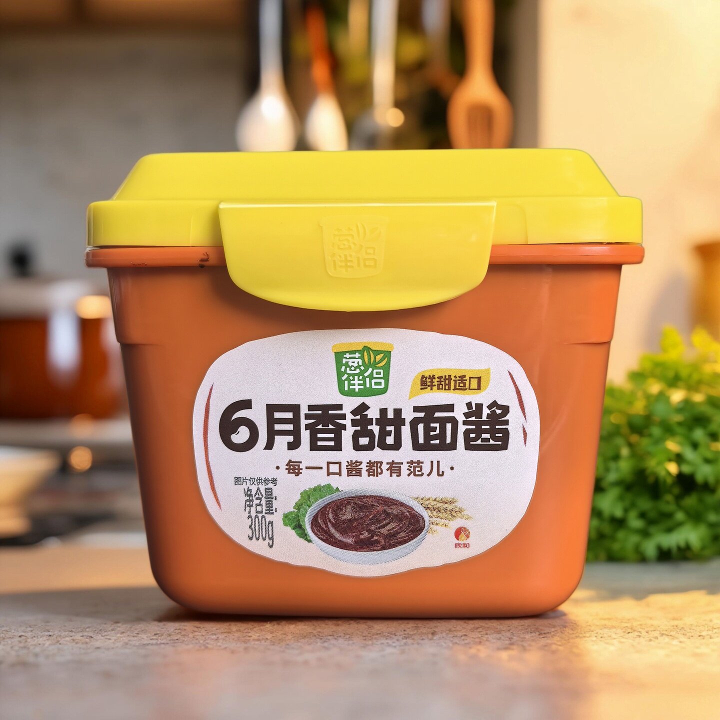 欣和葱伴侣原酿甜面酱300g家用烤鸭炸串煎饼手抓饼炸酱面烧烤蘸酱