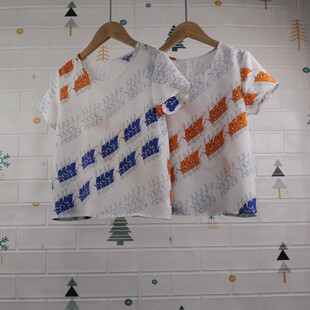 夏季 特价 上衣真丝男童女孩t恤薄款 棉儿童圆领宽松短袖 处理桑蚕丝