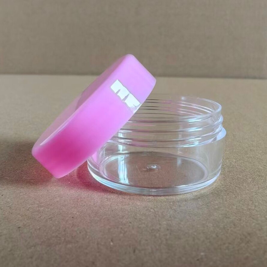 10克药膏盒面霜分装瓶塑料透明小瓶化妆品小样便携 药膏空盒子