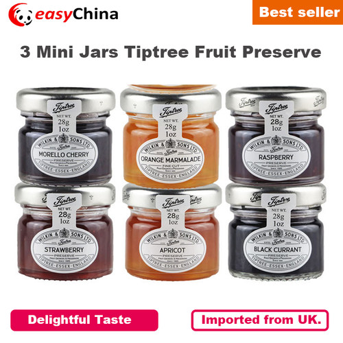 Tiptree Mini Fruit Jam & Honey 28g* 3 Jars British Imported