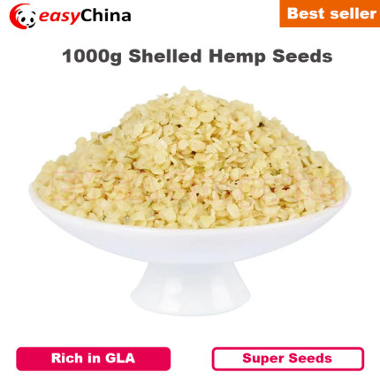 1000g Hemp Hearts Shelled Hemps Seeds in Bulk