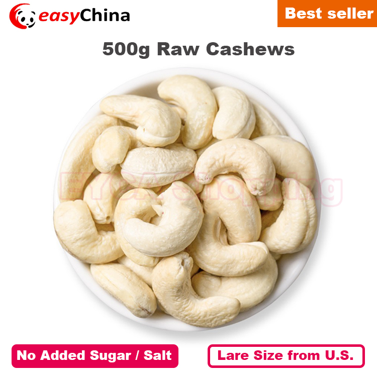 500g Raw Cashews Nuts Roasted Cashew Large Size 零食/坚果/特产 腰果 原图主图