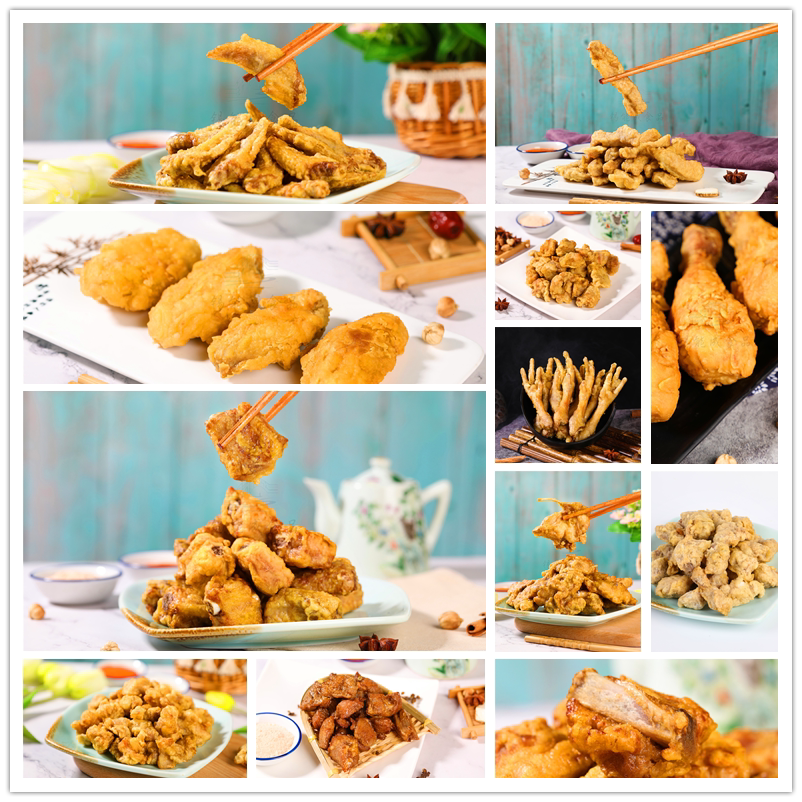 炸排骨酥肉半成品油炸小吃奶茶店火锅商用约150g零售勿拍厂家直销