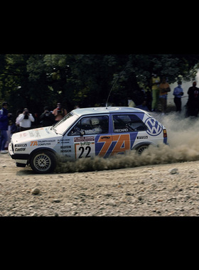 RC1/10经典VW大众MK2圣雷莫1986超级拉力赛竞速模型赛车涂装M车