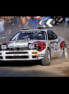 RC 1/10经典TOYOTA丰田Celica ST185蒙特卡洛拉力竞速拉花贴纸