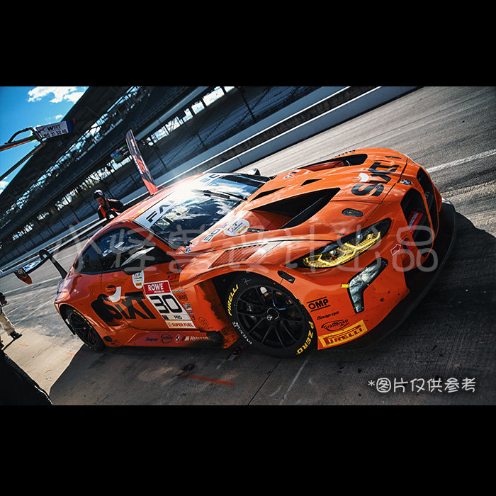 RC 1/10 BMW M4 IGTC INDY 8小时 Winner 2023房车RC竞速拉花贴纸