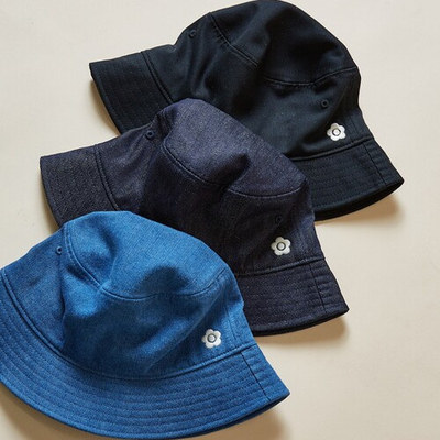 日本代购直邮MARY QUANT Flower Bucket PUBLUX花朵刺绣渔夫帽