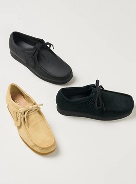 日本代购直邮Clarks WallabeeEVO WP 防水经典款商务休闲鞋