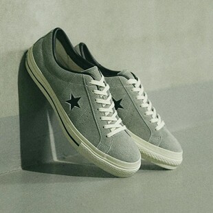 日本制代购直邮匡威CONVERSE ONE STAR J SUEDE灰运动休闲板鞋