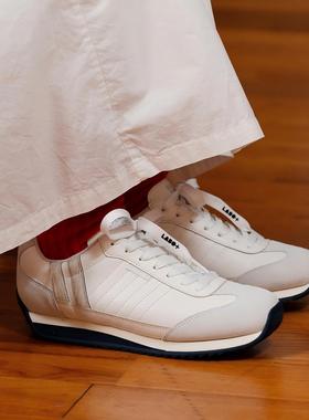 日本制代购直邮PATRICK LB+H-MARATHON HAKUBA别注麂皮尼龙运动鞋