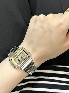 日本代购直邮CASIO A158WEA限定十二点复古数字石英电子手表中性