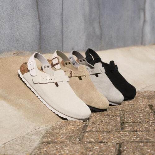 日本代购直邮birkenstock Tokio Suede麂皮日本限定半包拖鞋