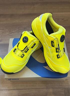 日本代购直邮亚瑟士Asics安全鞋男女同款休闲百搭复古CP209限定黄