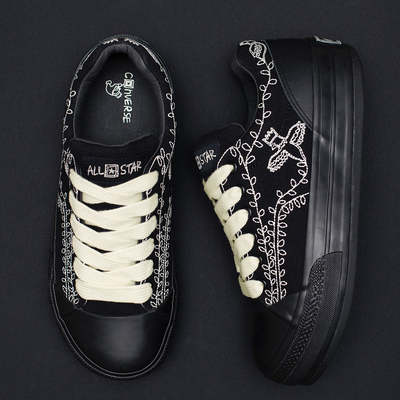 日本代购直邮CONVERSE AS BOARDERSTAR OX联名SHINYAKOZUKA厚底鞋