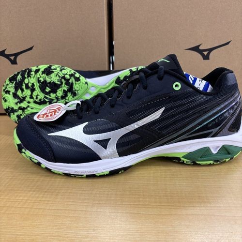 日本代购直邮MIZUNO美津浓WAVE CLAW 4WIDE鹰爪4轻量4E羽毛球鞋26