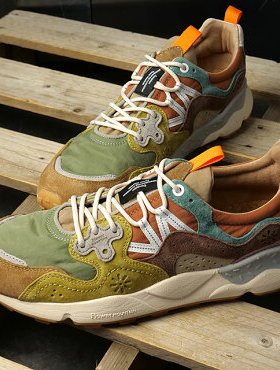 日本代购Flower MOUNTAIN YAMANO3 L.Brown/Taupe/Ocher运动鞋26