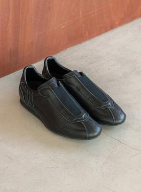 日本制代购直邮PATRICK DATIA-GORE皮质一脚蹬休闲鞋薄底25SS