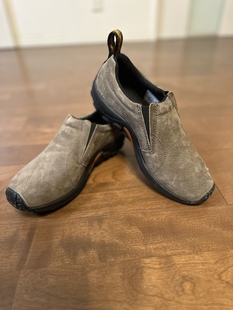 日本代购直邮Jungle Moc MERRELL复古男款翻毛皮一脚蹬舒适秋冬