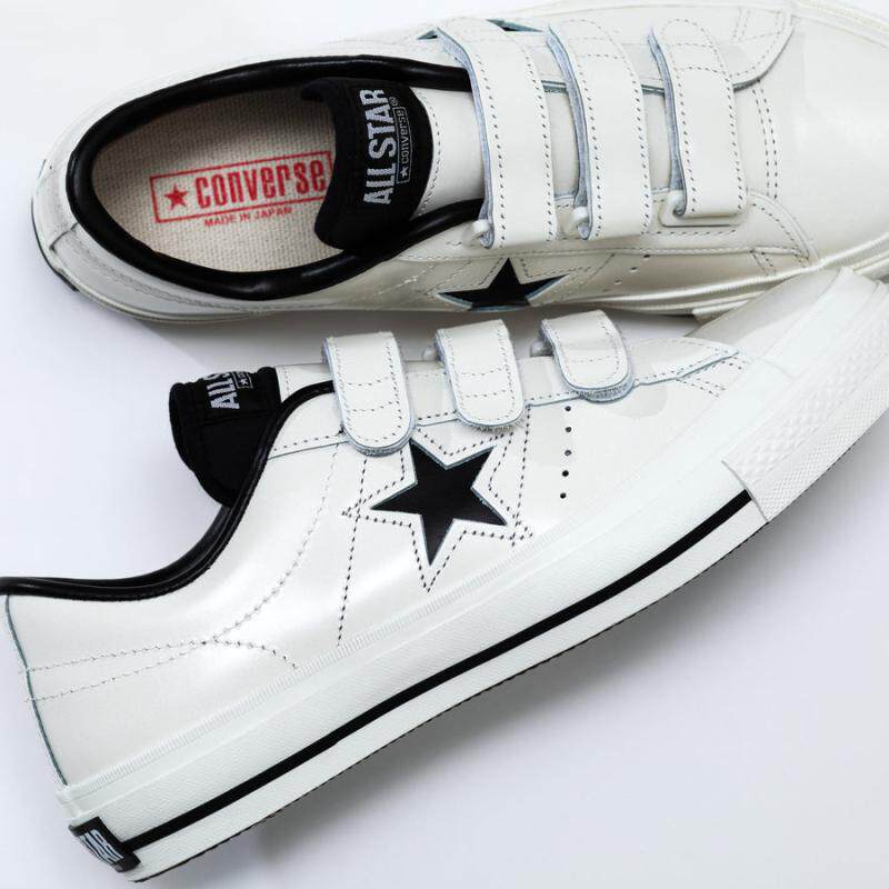 日本制代购直邮CONVERSE ONE STAR J V-3皮面魔术贴运动鞋