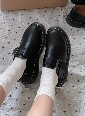 日本包直邮Dr.Martens Jorge II Brando穆勒鞋可调节光面皮鞋日常