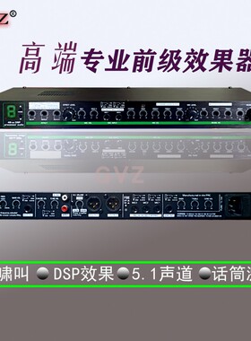 GVZ卡拉ok音频处理混响器话筒防一键啸叫ktv前级效果器专业舞台