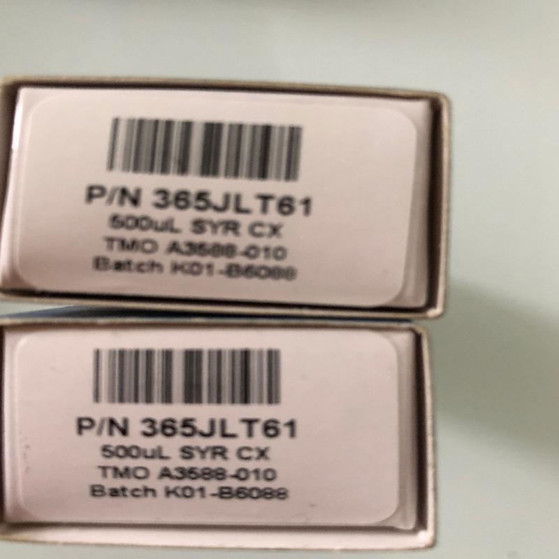 THERMO进样针365H6317 365JLT61 500ul 适用于AS1000, AS30