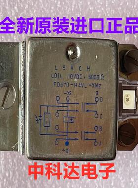 LEACH FD470-H4VL-XWZ  利奇继电器 110VDC