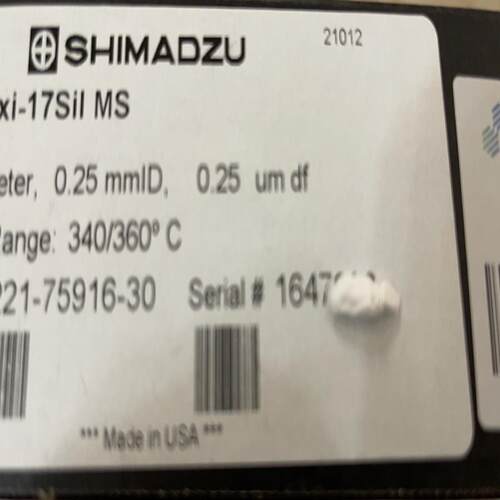 岛津气相色谱柱221-75895-30 SH-WAX 30m0.32mm 221-75