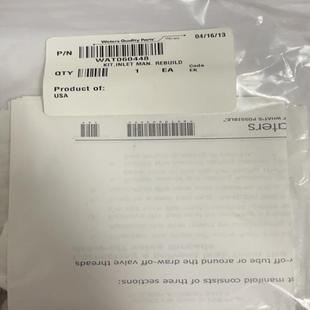 Kit Rebuild WAT060448 Valve Waters阀WAT025746