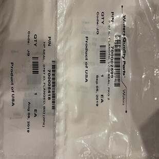 Waters沃特斯柱塞杆密封圈700002599 700005418 /PK 促