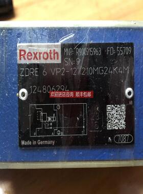 REXROTH阀R900915963 ZDRE6VP2-12/210MG24K4M