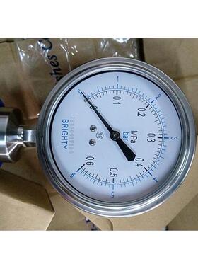 询价BRIGHTY布莱迪BLD卡子快装式卫生型隔膜耐震表PTHN-98.ZO.