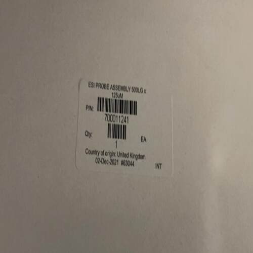 Waters沃特世离子源喷针 700011241