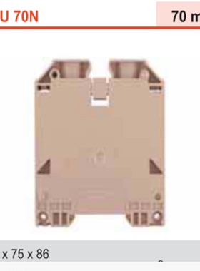 魏德米勒W接线端子 9512190000 WDU 70N/35