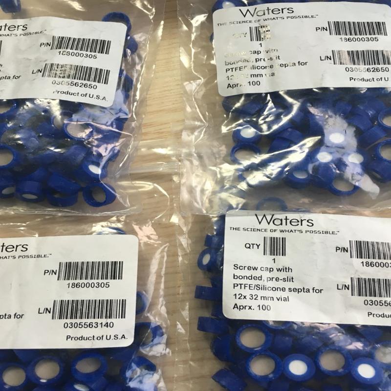 Waters瓶盖  186000305 预切割 pre-slit septa 促