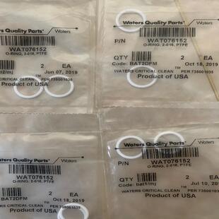 Waters垫片WAT026572单个O型圈 WAT076152 2-16
