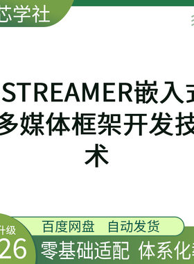 GStreamer嵌入式多媒体框架开发 音视频插件流处理教程