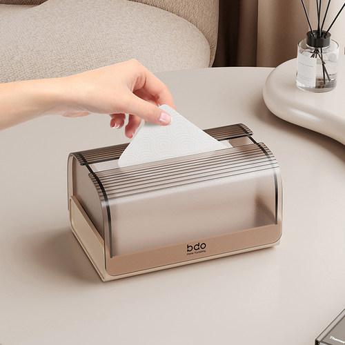 BDO高级感纸巾盒内置弹簧