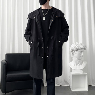 骄阳似我宋威龙林屿森同款薄款风衣服外套长款中长款宽松过膝大衣