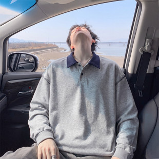 邓为李现宋威龙檀健次张凌赫王俊凯吴磊白敬亭同款拼接套头卫衣服