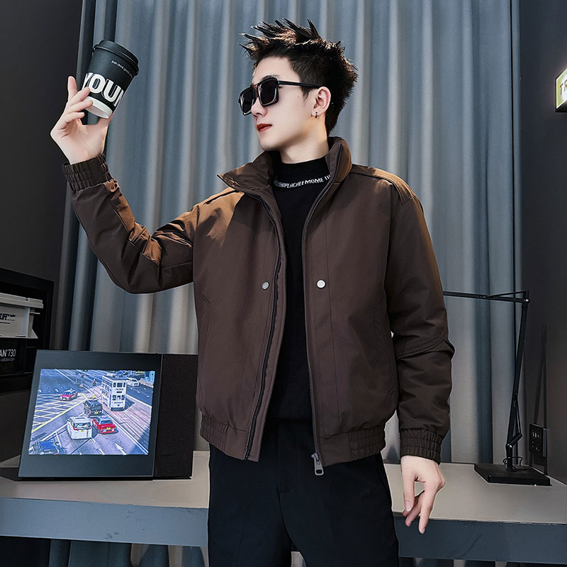 小码立领修身棉衣男矮个子XS码S号保暖棉服加厚短款夹克外套潮160