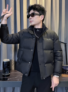 冬季小码男士短款棉衣加厚保暖立领修身棉服矮个子XS码S号棉袄155