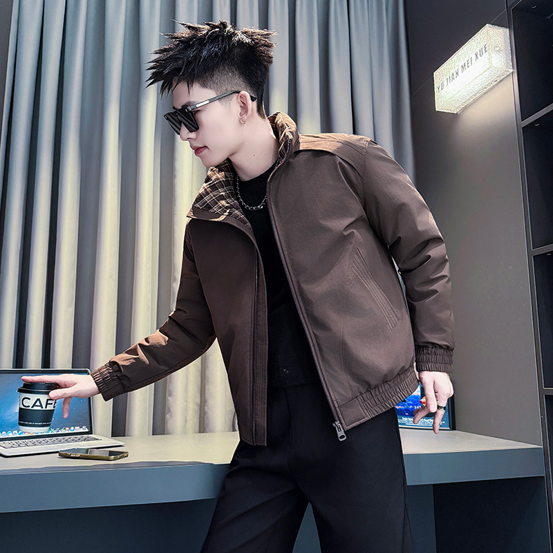 小码棉衣男矮个子XS码S号冬季潮流保暖加厚修身棉服外套高级感160