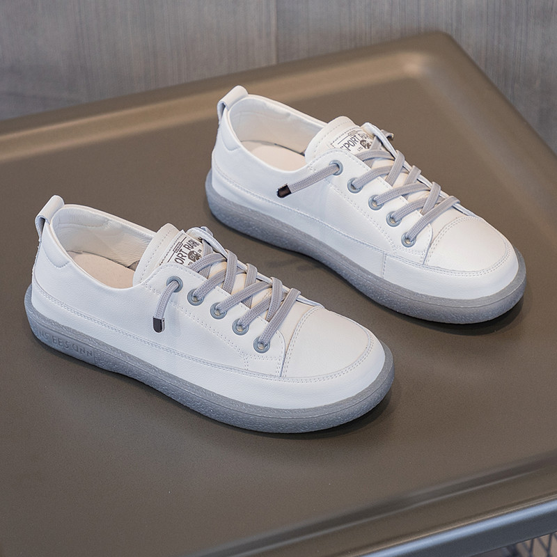 女士大码小白鞋41到43秋季新款软