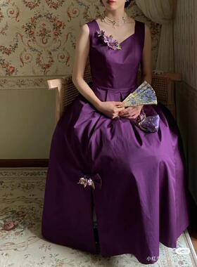 春之声|复刻古着劳拉连衣裙音乐会晚礼服vintage Laura LAshley