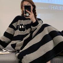 珊瑚绒新款睡裙女秋冬季加绒加厚保暖法兰绒睡袍冬天孕妇连衣裙女