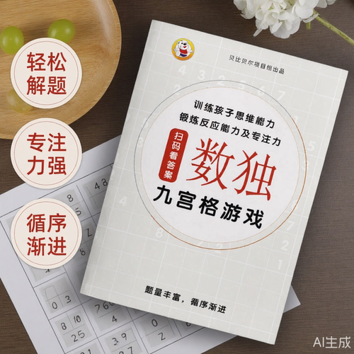 四六九宫格数独小学生6/9宫格入门进阶版高级二年级比赛专用练习