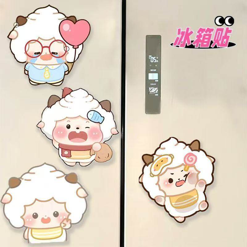 可爱懒羊羊冰箱帖磁吸贴动画片图片