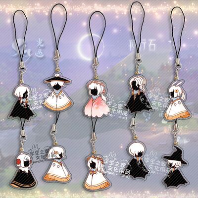 光遇手机链挂件巫师樱花正太花环