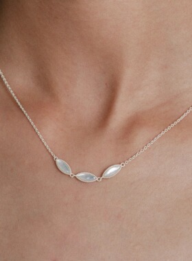 MOIAUSSI 月桂叶项链 轻奢简约高级感原创小众设计师女个性礼物